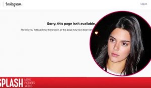 Le compte Instagram de Kendall Jenner a soudainement disparu