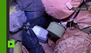 Une équipe d’experts russes examine le stock d’armes chimiques découvert à Alep