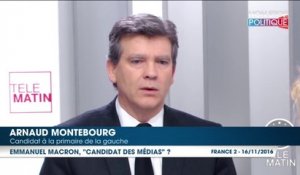 Arnaud Montebourg s’attaque à Emmanuel Macron, le "candidat des médias"