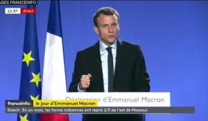 Emmanuel Macron : " je suis candidat à l'élection présidentielle"
