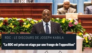 Joseph Kabila : "La RDC est prise en otage par une frange de la classe politique"