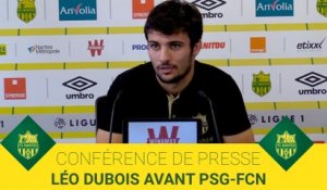 Léo Dubois avant PSG-FCN