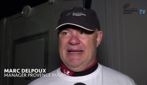 Marc Delpoux après Bourg-en-Bresse / Provence Rugby