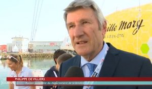 Philippe de Villiers rencontre les skippers du Vendée Globe