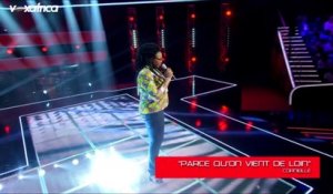 Carine chante "Parce qu'on vient de loin" Auditions à l'aveugle | The Voice Afrique francophone 2016
