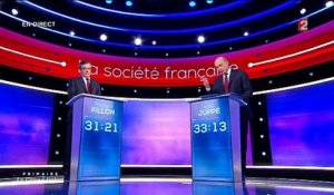 Débat Primaire - Regardez la passe d'armes entre Alain Juppé et François Fillon sur l'IVG et sur "Ali Juppé"