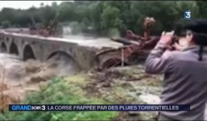 Intempéries : la Corse sous les eaux