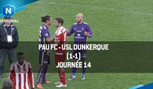 J14 Pau FC - USL Dunkerque (1-1), le résumé