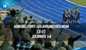J14 ASM Belfort - US Avranches MSM (2-2), le résumé