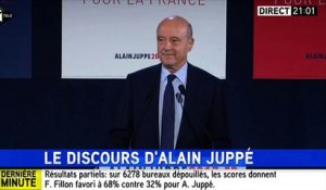 Alain Juppé : "Je termine cette campagne comme je l'ai commencée : en homme libre" (i-Télé)