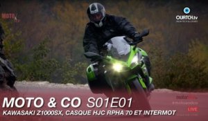 Moto & Co S01E01 : Kawasaki Z1000SX, casque HJC RPHA 70 et Intermot à Cologne