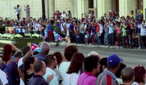 Sur le Malecon de la Havane, un dernier adieu à Fidel Castro