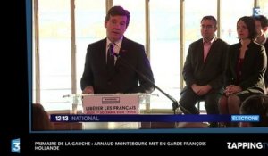 Primaire de la gauche : Arnaud Montebourg met en garde François Hollande