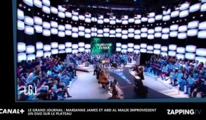 Le Grand Journal : André Manoukian ému, Marianne James et Abd Al Malik lui offrent un duo (Vidéo)