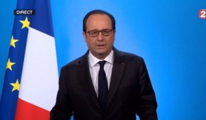François Hollande : «J'ai décidé de ne pas être candidat à l'élection présidentielle»