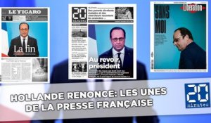 Hollande renonce: Les unes de la presse française