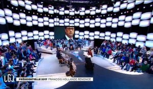 Michel Drucker réagit au retrait de François Hollande - Regardez