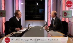 "La décision de François Hollande est douloureuse et courageuse" Pierre Moscovici (02/12/2016)