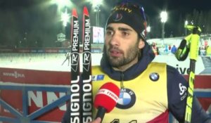Biathlon - CM (H) - Östersund : Martin Fourcade «Content de m'en sortir comme ça»