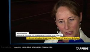 Ségolène Royal fait l'éloge de Fidel Castro, elle se fait lyncher par la classe politique (vidéo)