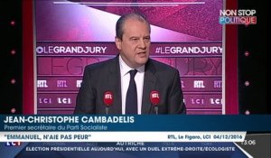 Primaire à gauche : "Emmanuel (Macron), n'aie pas peur" lance Jean-Christophe Cambadélis