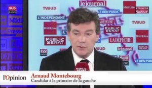 Arnaud Montebourg : « nous aurons une discussion projet contre projet »