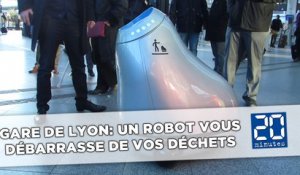 Gare de Lyon: Un robot s'occupe de vos détritus