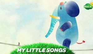 MY LITTLE SONGS - comptine intégrale en anglais "One éléphant went out to play"- Dessin animé Piwi+