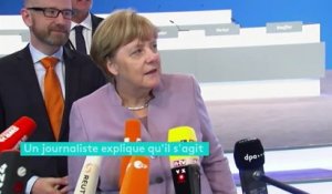 "Ça peut tourner ?" : quand Angela Merkel découvre la caméra à 360 degrés