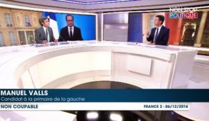 Manuel Valls dément avoir poussé François Hollande à renoncer à être candidat… et se contredit