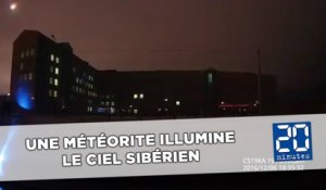 Une météorite se désintègre dans le ciel sibérien