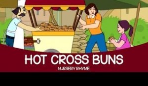 Hot Cross Buns - Nursery Rhyme Full Song ( Fountain Kids )