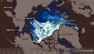 Cette vidéo montre la disparition de la glace arctique. Triste réalité !