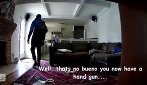 Ce voleur filmé dans une maison se fait arrêter !