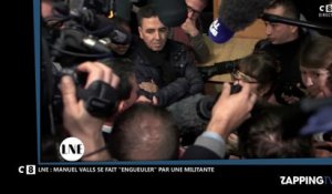 Manuel Valls se fait "engueuler" violemment par une militante lors de son meeting (Vidéo)