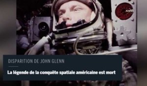 John Glenn, premier Américain à effectuer un vol en orbite autour de la Terre, est mort
