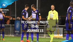 J15 : FC Chambly - Pau FC (0-0), le résumé