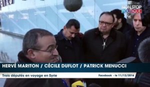 Crise à Alep : Cécile Duflot, Hervé Mariton et Patrick Menucci en voyage en Syrie
