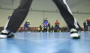 Hand - ChM (H) - Bleus : La séance d'entraînement des Bleus