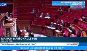 IVG - Marion Maréchal-Le Pen : "Je suis un accident"