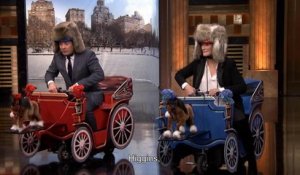 Course de charrettes avec Glenn Close - The Tonight Show du 26/01 - CANAL+