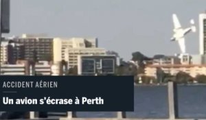 Un avion de tourisme s'écrase dans un fleuve à Perth, en Australie