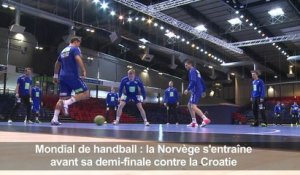 Handball/Mondial: la Norvège s'entraîne, à J-1 de la Croatie