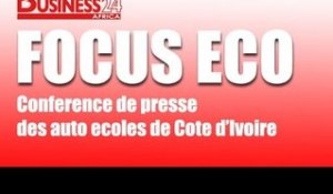 Focus Eco / Conference de presse des auto-ecoles de Côte d'Ivoire