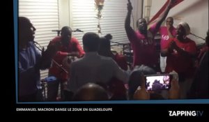 Emmanuel Macron danse le zouk en Guadeloupe