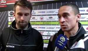 La réaction de Nill de Pauw et de Lucas Deaux après EAG-PSG