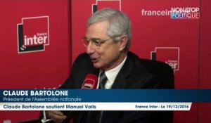 Primaire à gauche : Claude Bartolone : "Je vais soutenir Manuel Valls"