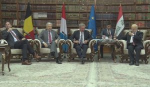 Lutte contre l'EI: Didier Reynders en visite en Irak