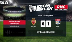 Monaco-Lyon (1-3): le Match Replay avec le son RMC Sport