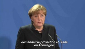 Angela Merkel: l'attaque sur un marché de Noël à Berlin est «un acte terroriste»